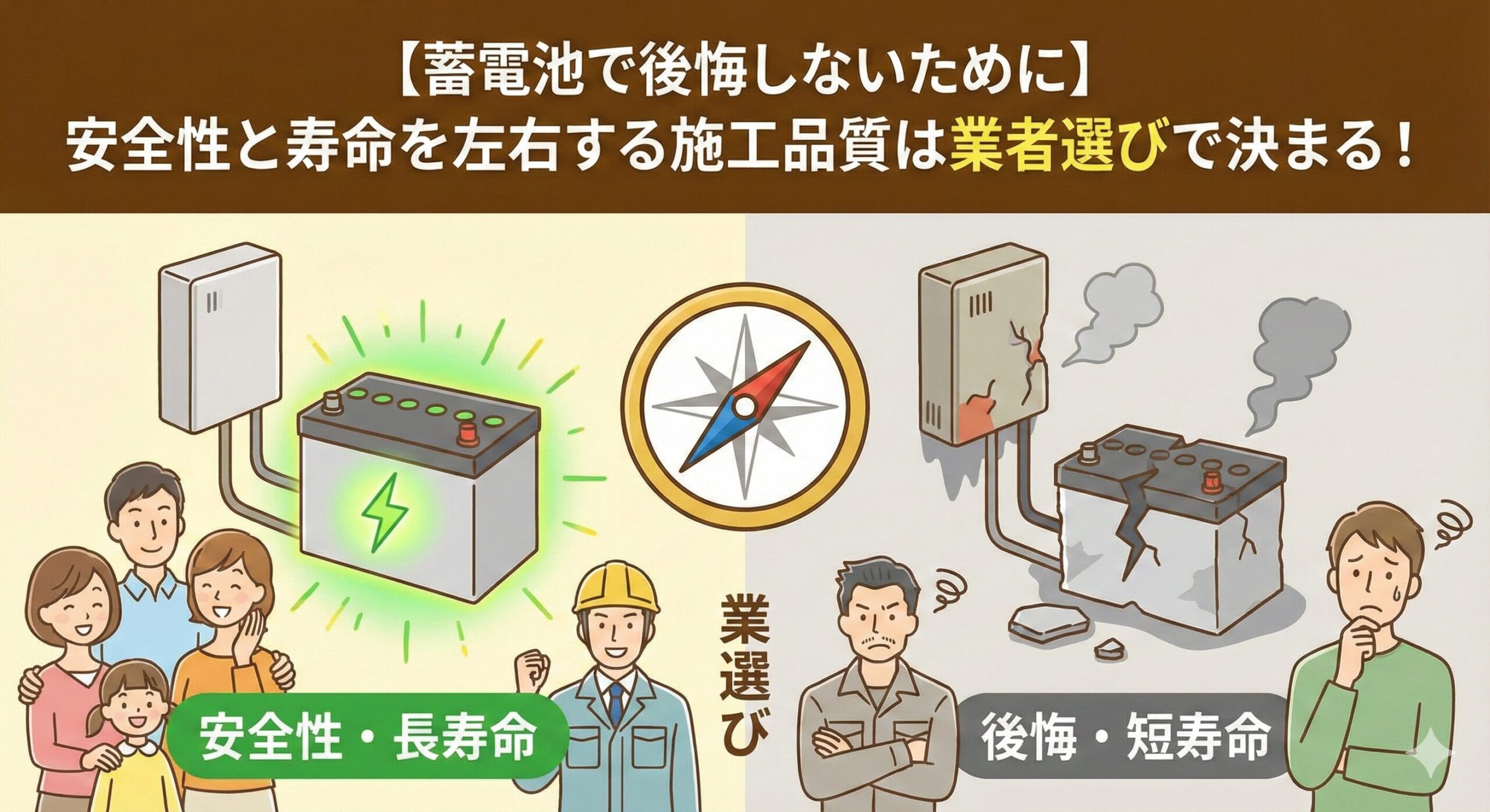 蓄電池業者の選び方